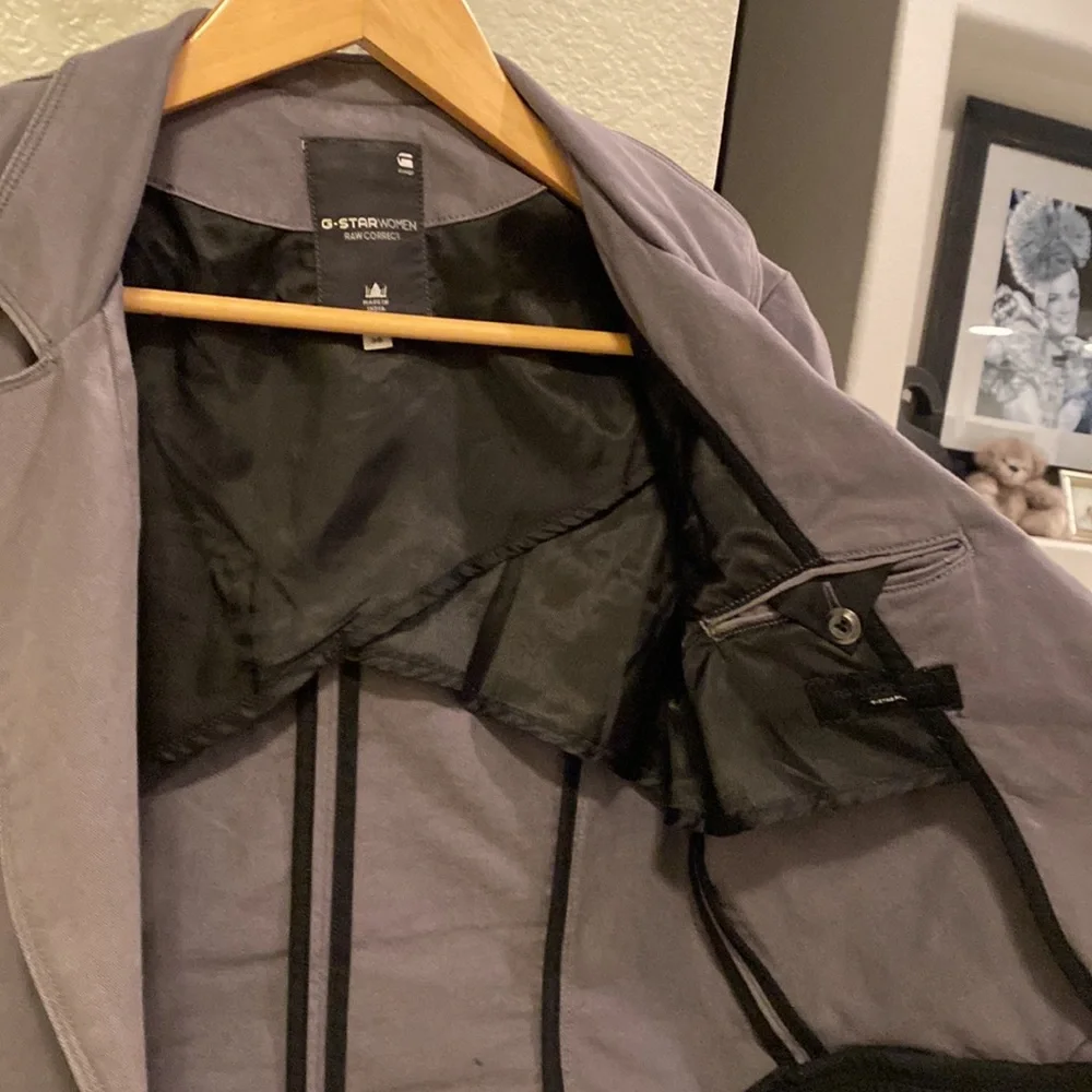 G•STAR WOMEN Raw correct , gray jacket , size 38 - Picture 5 of 6